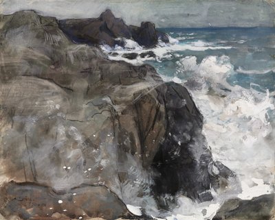 Bouře na ostrově Yeu, 1916. od Auguste Louis Lepère