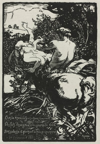 Kentaur od Auguste Louis Lepère