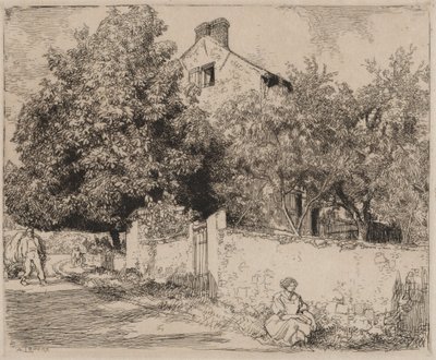 Dům Madame B., 1915. od Auguste Louis Lepère
