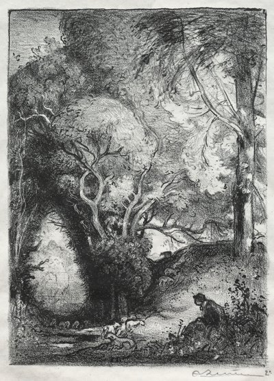 Ravine v červnu od Auguste Louis Lepère