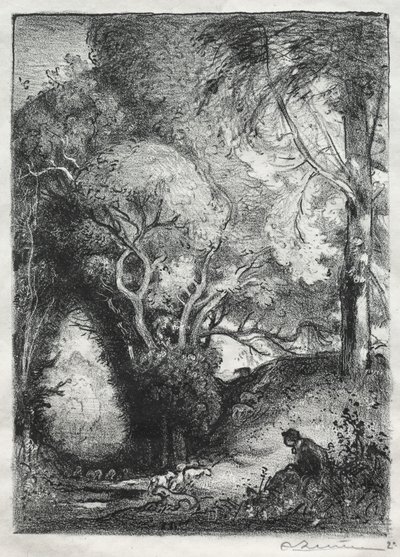 Ravine v červnu. od Auguste Louis Lepère