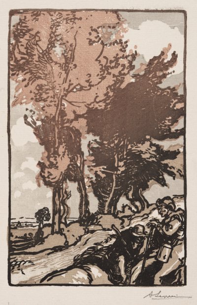 Místo odpočinku od Auguste Louis Lepère