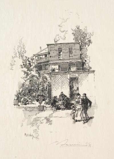 Guinguette od Auguste Louis Lepère