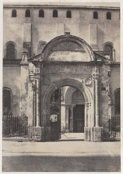 Porte Bachelier, kostel Saint-Sernin, Toulouse (Haute-Garonne) od Auguste Mestral