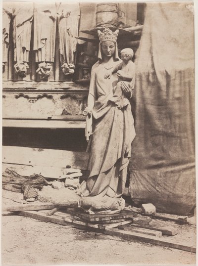 Socha Panny Marie, Notre Dame de Paris od Auguste Mestral