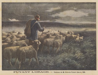 Útěk před bouří od Auguste Prévot Valeri