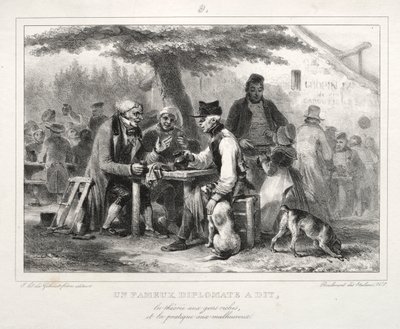 Album pro rok 1832: Slavný diplomat řekl... od Auguste Raffet