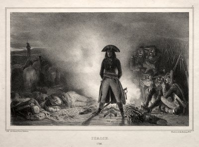 Album pro rok 1836: Itálie, 1796, Napoleon Bonaparte od Auguste Raffet