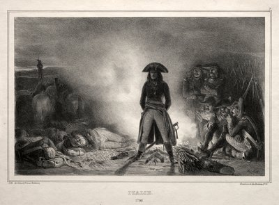 Album pro rok 1836: Itálie, 1796, Napoleon Bonaparte, 1836. od Auguste Raffet