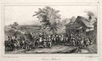 Album pro rok 1831: Vojenský konvoj, 1831. od Auguste Raffet
