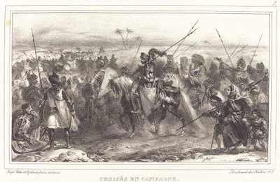 Křižáci na venkově od Auguste Raffet