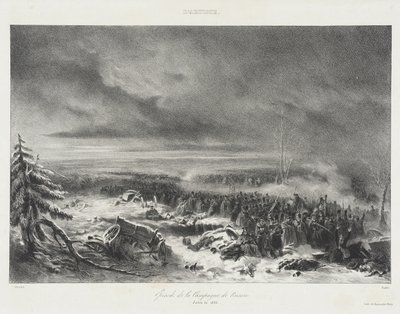 Epizoda z ruského tažení – Salon 1836 od Auguste Raffet