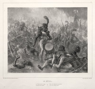 Album z roku 1832: Reveil, 1832. od Auguste Raffet