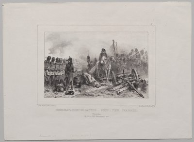 Litografické album z roku 1837: Half-Batalion at Left...Mil!...Fire!...Load od Auguste Raffet
