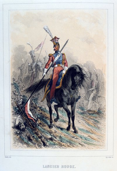 Red Lancer, 1859. od Auguste Raffet