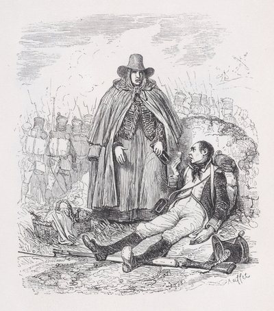 Vivandière z The Complete Works of Béranger, 1836. od Auguste Raffet