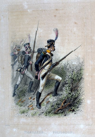 Tirailleur Voltigeur, střelec, 1859. od Auguste Raffet