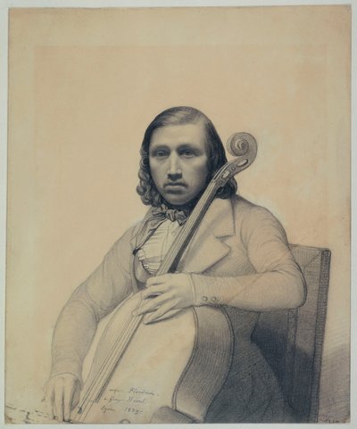 Portrét Francoise George-Hainla 1807-1873, 1839. od Auguste René Flandrin