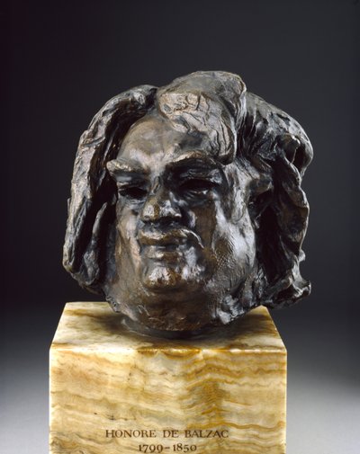 Balzac, vedoucí před poslední studií (bronz) od Auguste Rodin