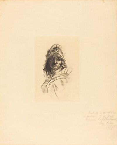 Buste de Bellone, 1883. od Auguste Rodin