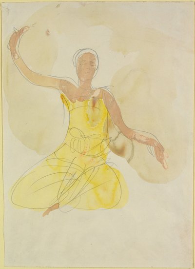 Tanečnice královského kambodžského baletu od Auguste Rodin