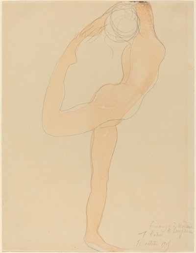 Tančící postava od Auguste Rodin