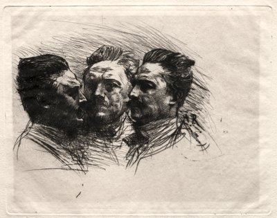 Henry Becque. od Auguste Rodin