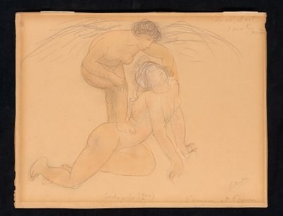 Cupid a Psyche, kolem roku 1900 od Auguste Rodin