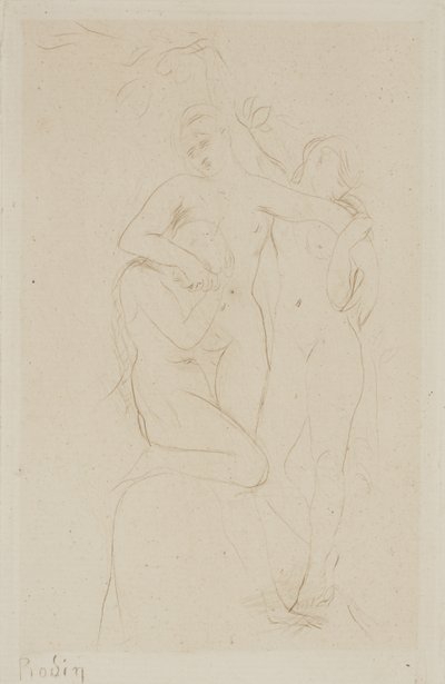 Duše v očistci od Auguste Rodin