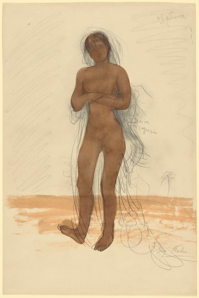 Sfinga, kolem 1898-1900 od Auguste Rodin