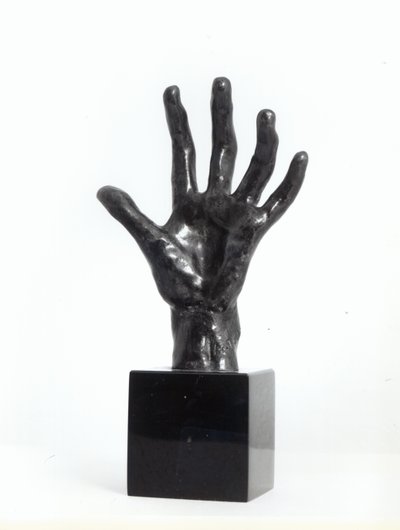 The Hand, obsazení Georgesem Rudierem, Paříž (bronz) od Auguste Rodin