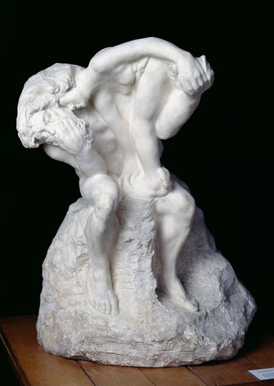 Sochař a jeho múza, 1895 od Auguste Rodin