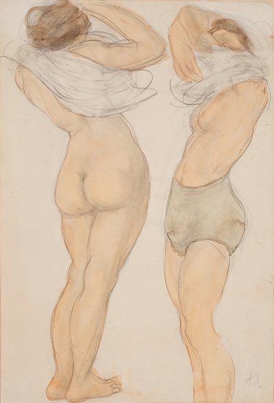 Dvě figury, n.d. od Auguste Rodin