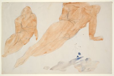 Dva ležící akty od Auguste Rodin