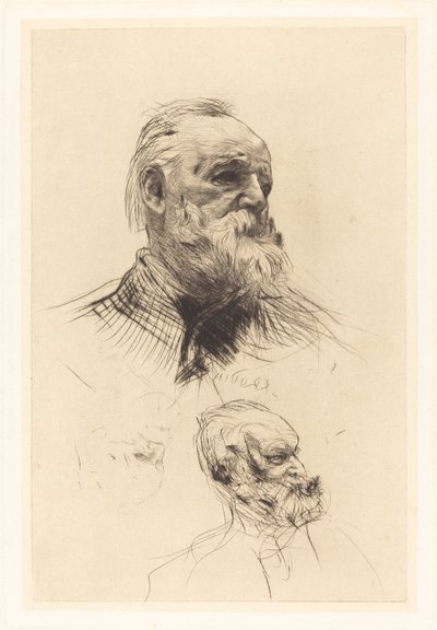 Victor Hugo, tři čtvrtiny od Auguste Rodin