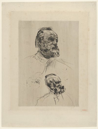 Victor Hugo tříčtvrteční pohled, 1885. od Auguste Rodin