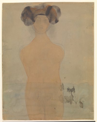Žena stojící ve vodě od Auguste Rodin