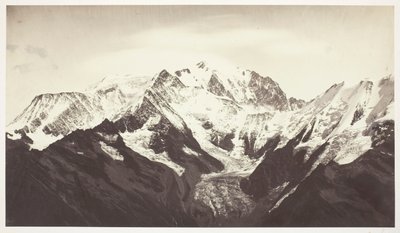 Savoie 46, Mont-Blanc, při pohledu z Mont-Joli od Auguste Rosalie Bisson
