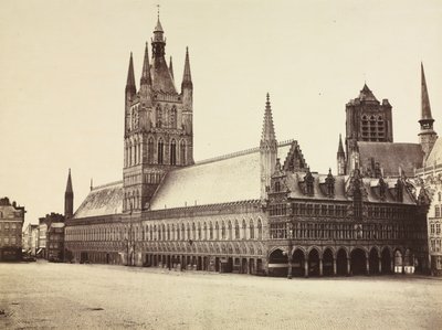 Ypres, Belgie, c. 1855-1862. od Auguste Rosalie Bisson