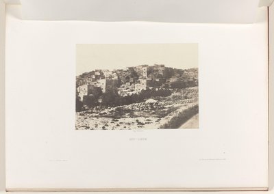 Pohled na Betlém Beit Lehem (název na objektu) od Auguste Salzmann