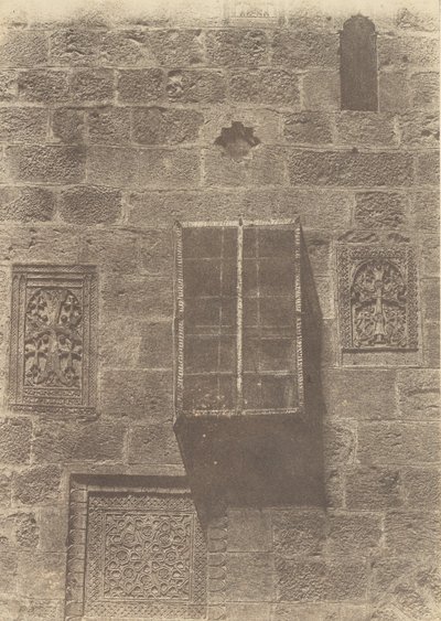 Jeruzalém. Arménský klášter. Ornamenty od Auguste Salzmann