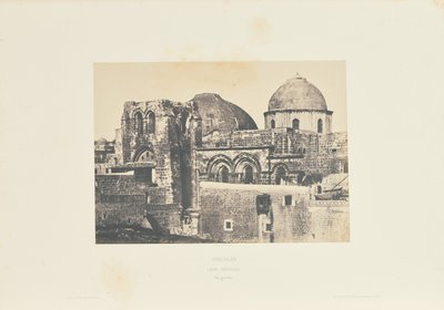 Jeruzalém. Svatý hrob. Celkový pohled. od Auguste Salzmann