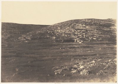 Jeruzalém. Židovský hrob tři míle severoseverozápadně od Jeruzaléma od Auguste Salzmann