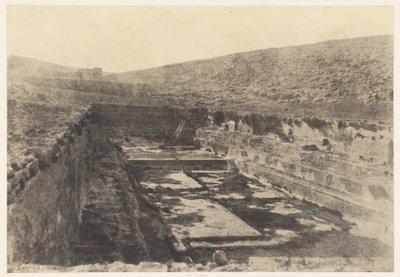 Jeruzalém. Šalamounovy pánve. Podrobnosti na od Auguste Salzmann