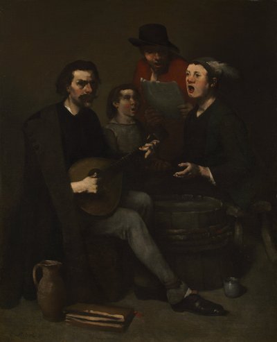 Zpěváci od Auguste Theodule Ribot