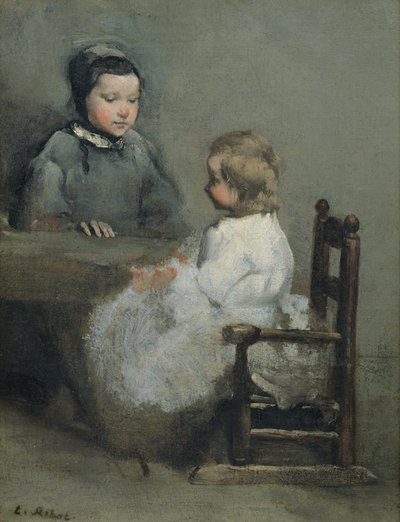 Dvě sestry od Auguste Theodule Ribot
