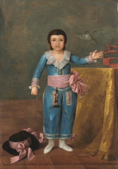 Portrét Juana Marii Osoria, asi 1786 (olej na plátně) od Augustin Esteve y Marques
