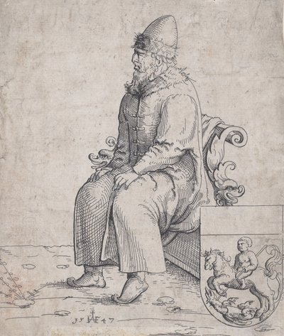 Basil Basilius, velkovévoda Ruska, 1547. od Augustin Hirschvogel