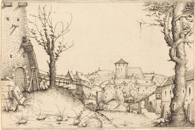 Nádvoří hradu, 1546. od Augustin Hirschvogel