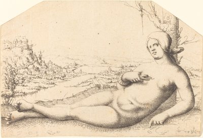 Smrt Kleopatry, 1547. od Augustin Hirschvogel